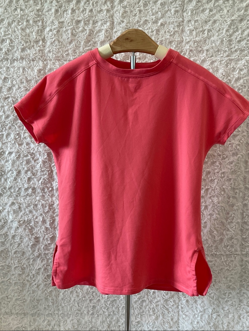 all in motion Coral Short Sleeve Crew Tee with Stylish Back